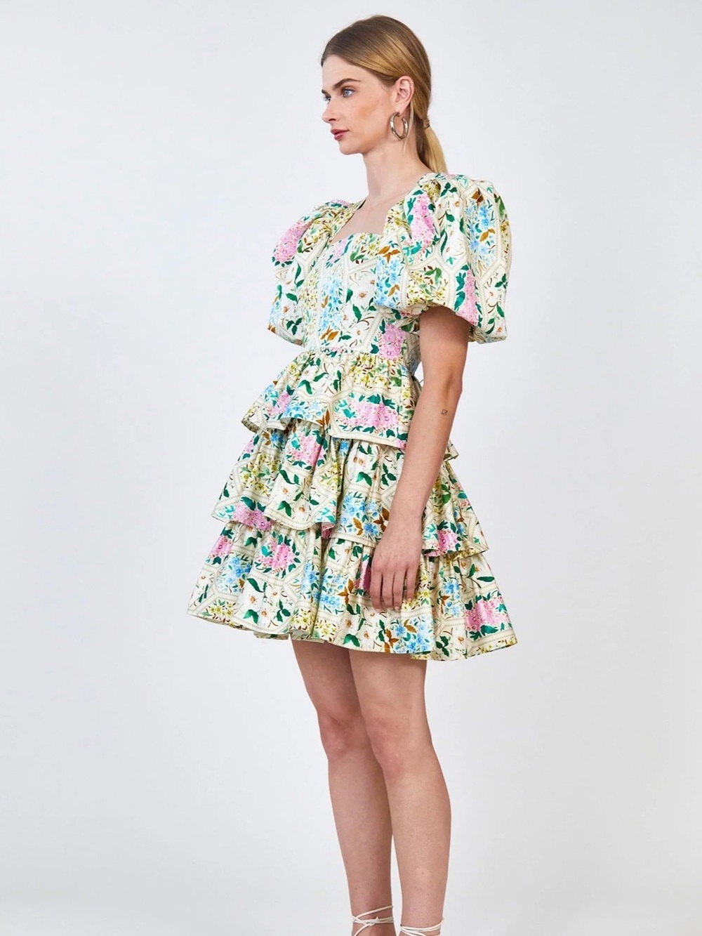 Hunter Bell Porter Dress Floral, size 2 - Picture 8 of 14